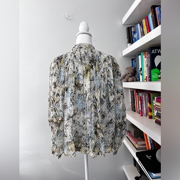 IRO Kleok Blouse Silk Blend Large (40) - Picture 12 of 15